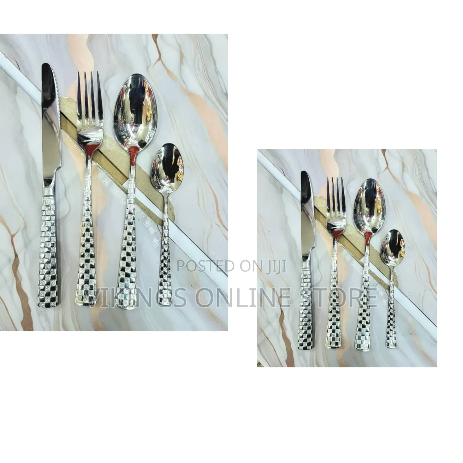 24 PCS Setstainless Steel Flatware Place Setting