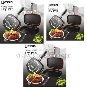 A Dessini Casting Double Fry Pan