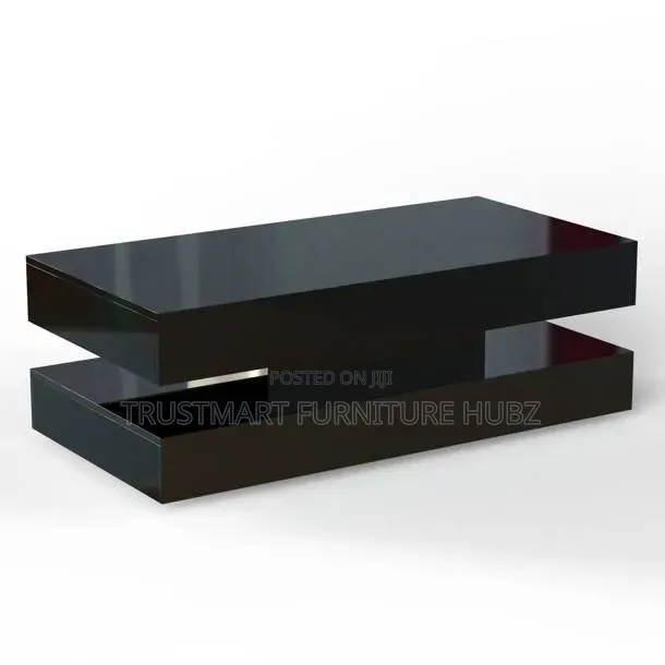 Black Coffee Rectangular Table Blends Modern Style Functionality