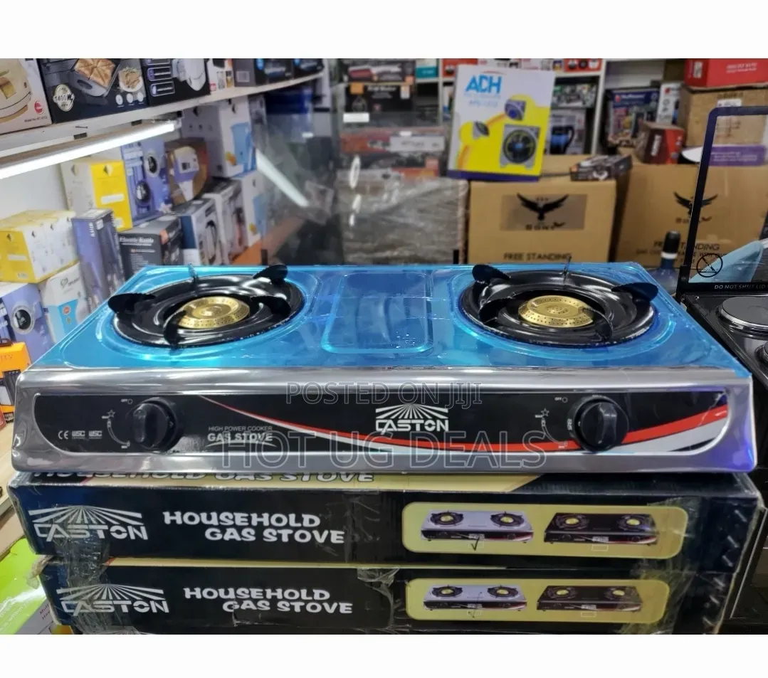 Double Burner Gas Stove – Stainless Steel Table Top Cooker