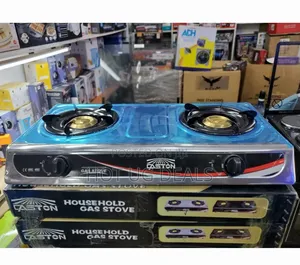 Double Burner Gas Stove – Stainless Steel Table Top Cooker