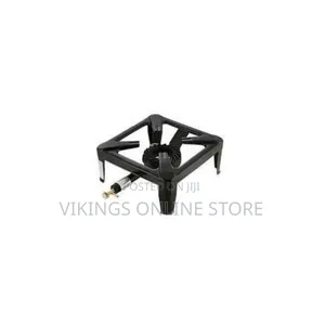 A Single-Burner Cast Iron and Steel Portable Gas Boiling Ring
