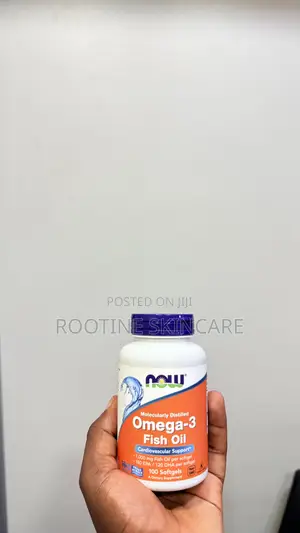 Now Omega 3 Fish Oil 1000mg and Dha 100 Soft Gels Supplements