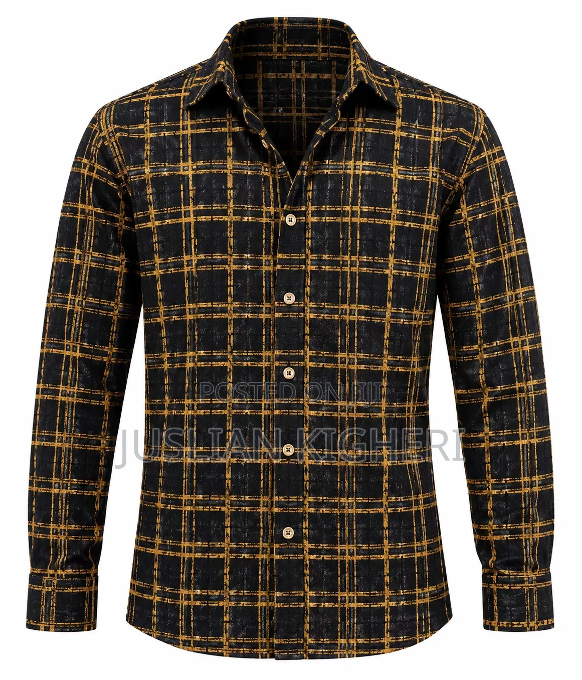 Chemise Homme Neuve À Carreaux Taille L