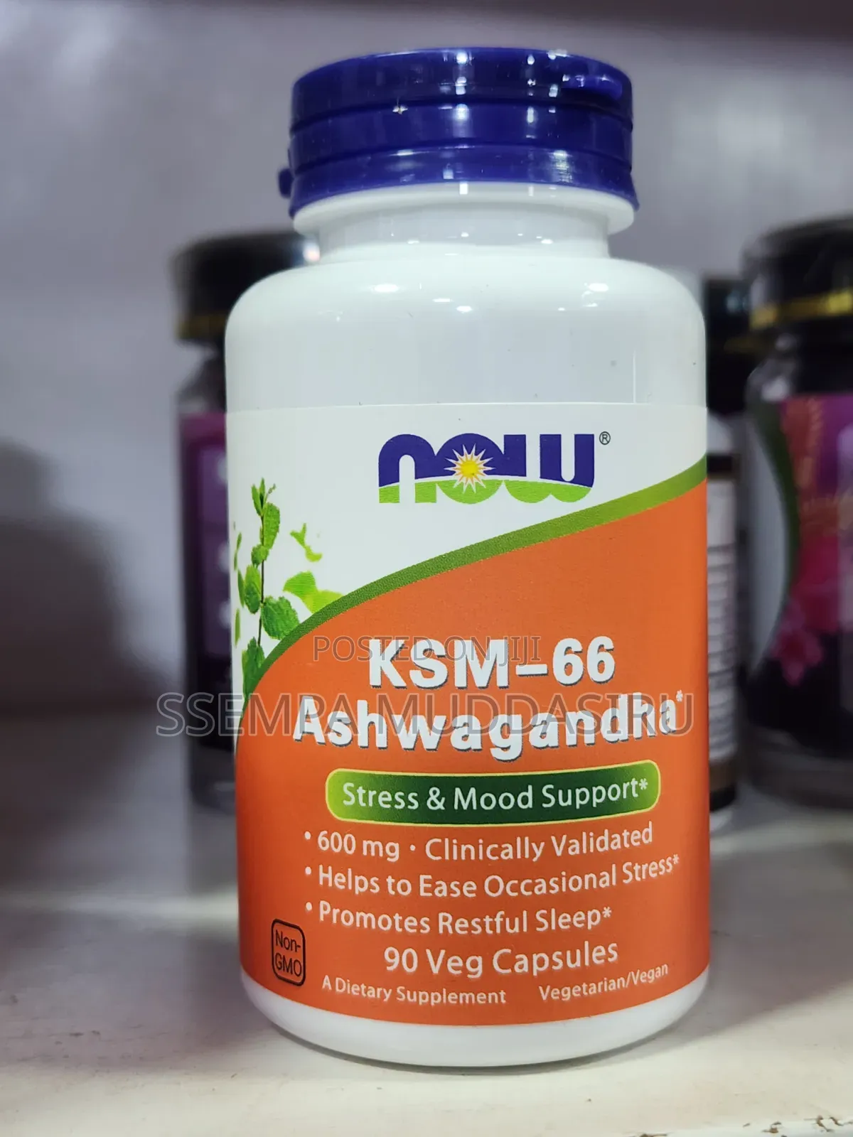 KSM-66 Ashwagandha Stress & Mood 90 Vegan Capsules Dietry Supplements