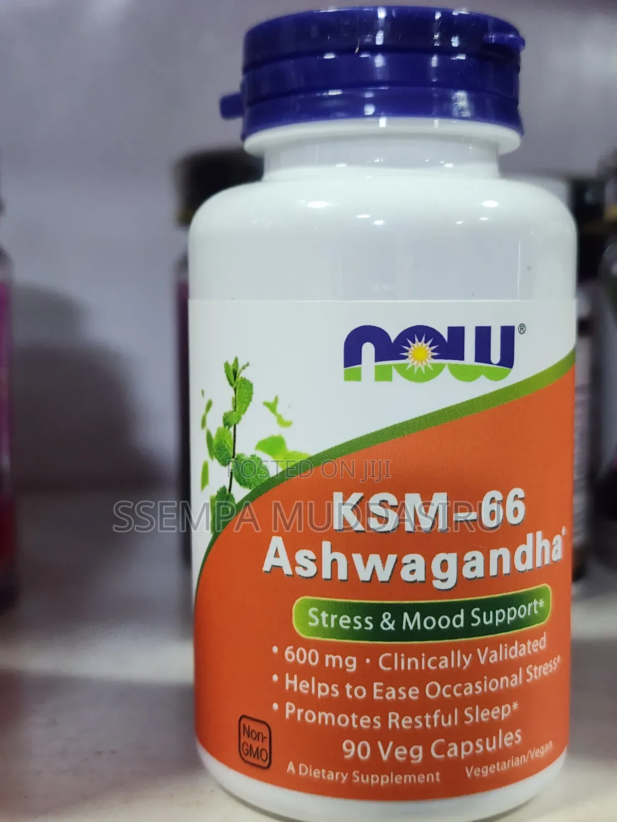 KSM-66 Ashwagandha Stress & Mood 90 Vegan Capsules Dietry Supplements