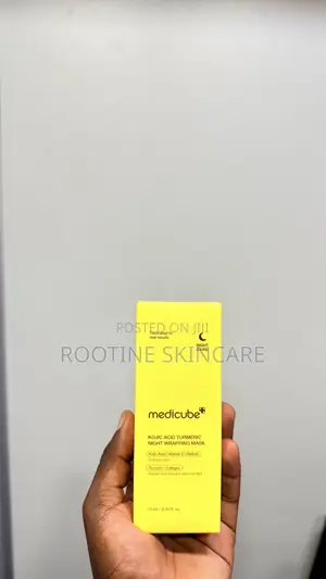 Medicube Kojic and Turmeric Night Wrapping Mask for a Brighter Skin.