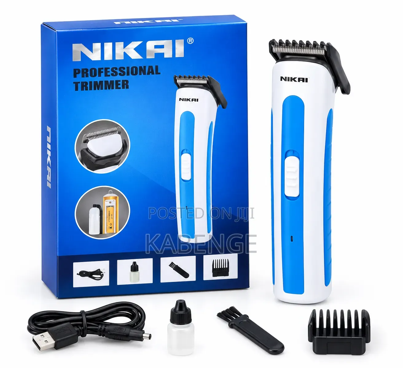 NIKAI Professional Rechargeable Hair & Beard Trimmer Kit