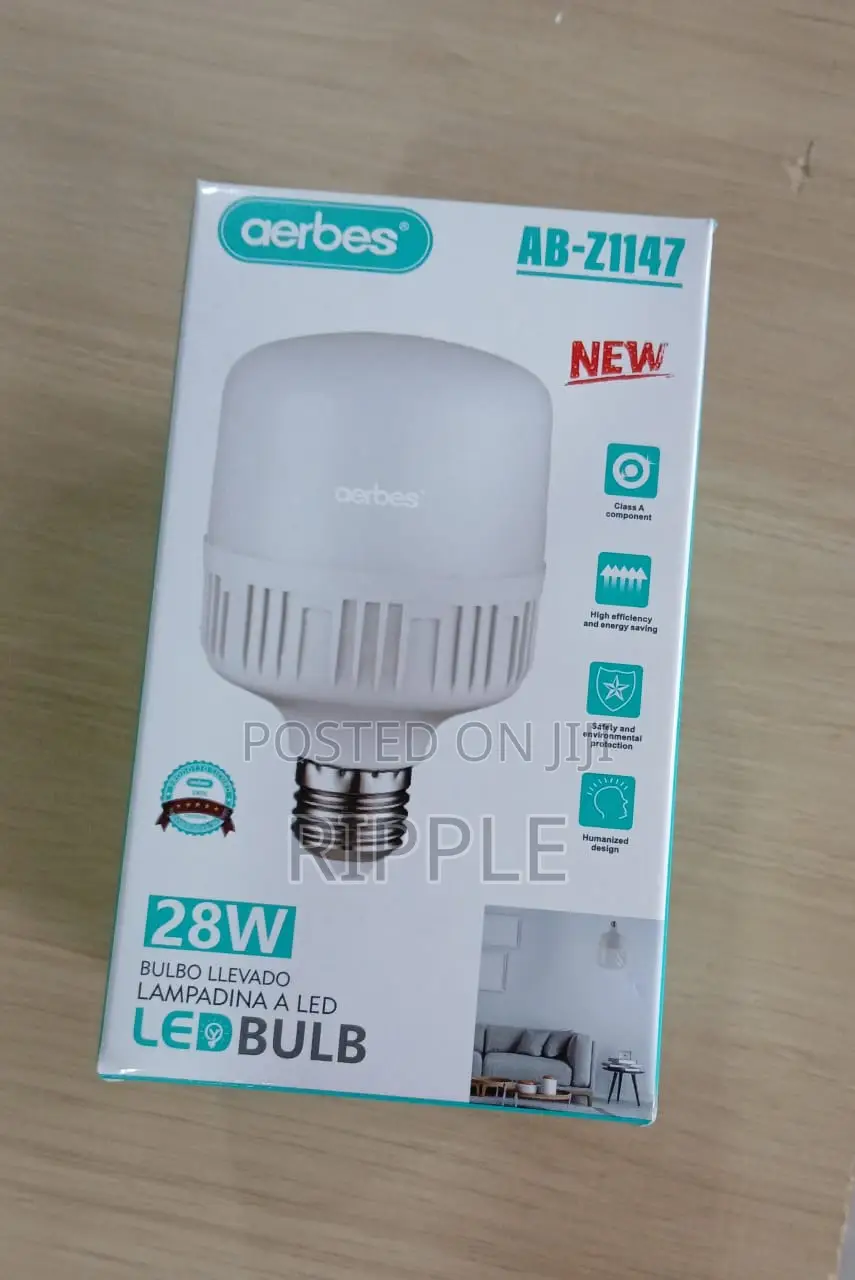 Aerbes 28W LED Bulb E27 – Bright White Energy Saving Light