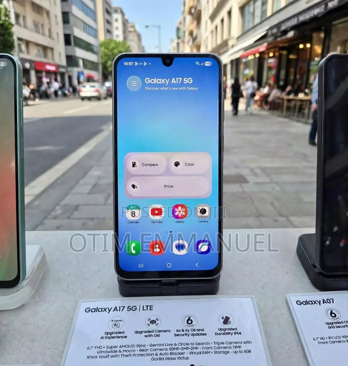 New Samsung Galaxy A17 5G 256 GB Blue