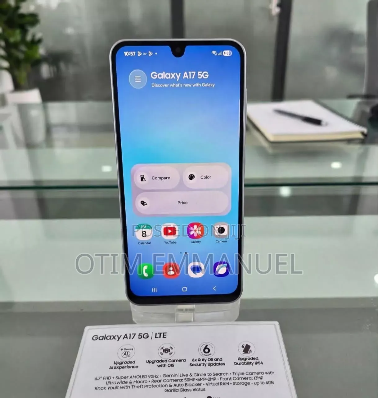 New Samsung Galaxy A17 5G 256 GB Blue