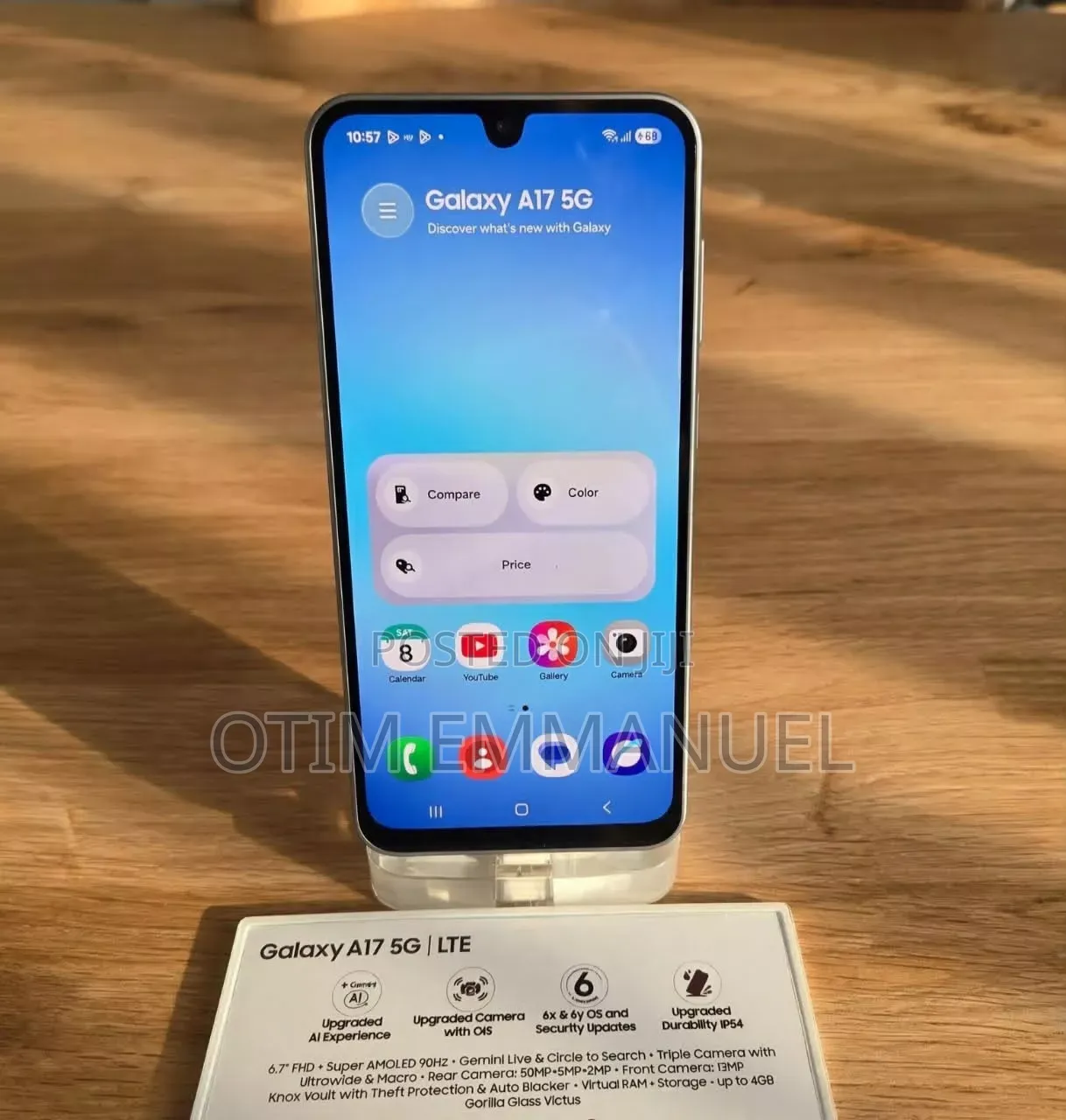 New Samsung Galaxy A17 5G 256 GB Blue