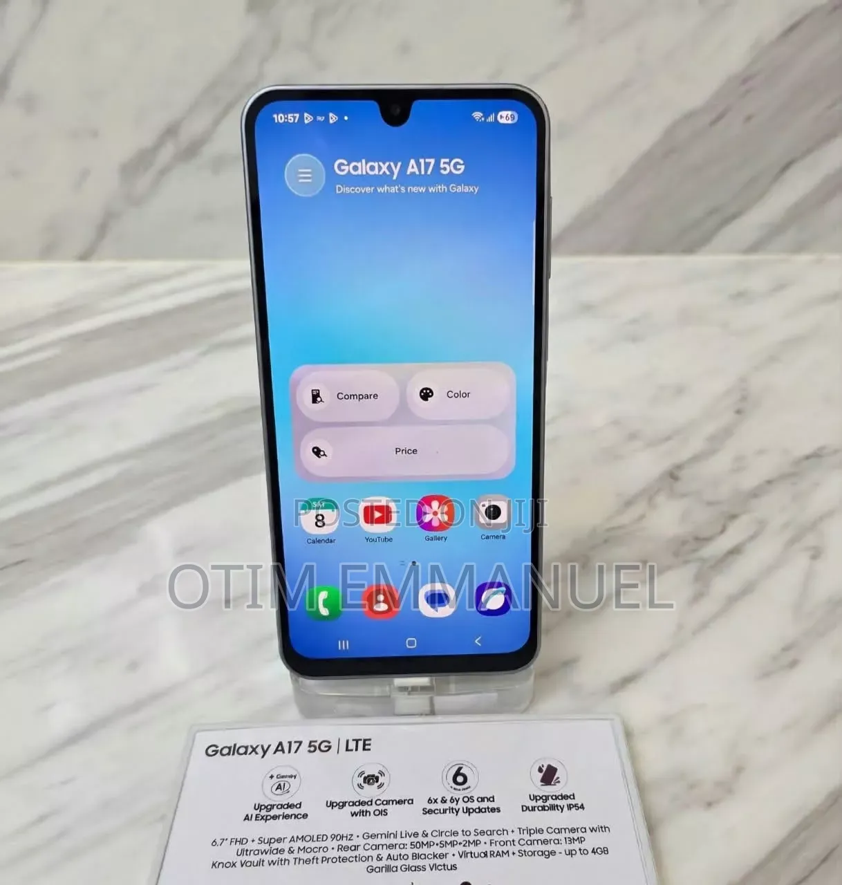New Samsung Galaxy A17 5G 256 GB Blue