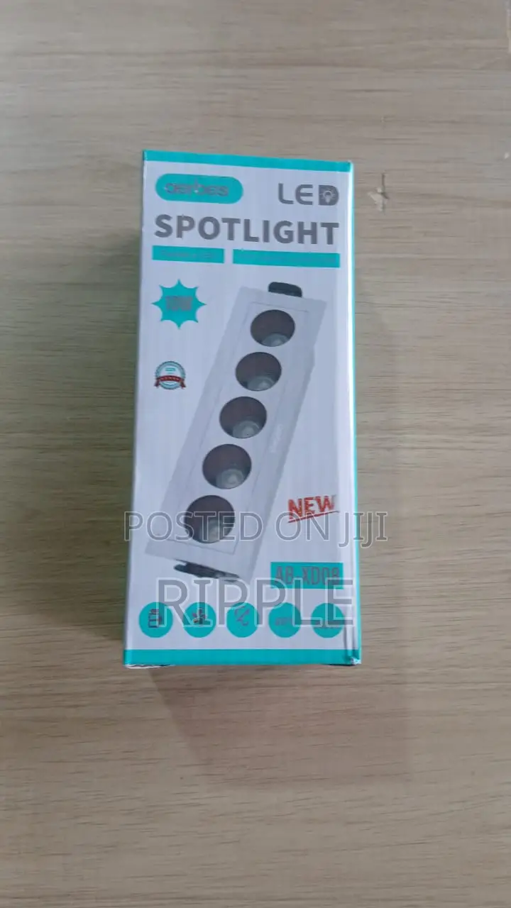 Aerbes 10W 5-Head LED Recessed Ceiling Spotlight – White