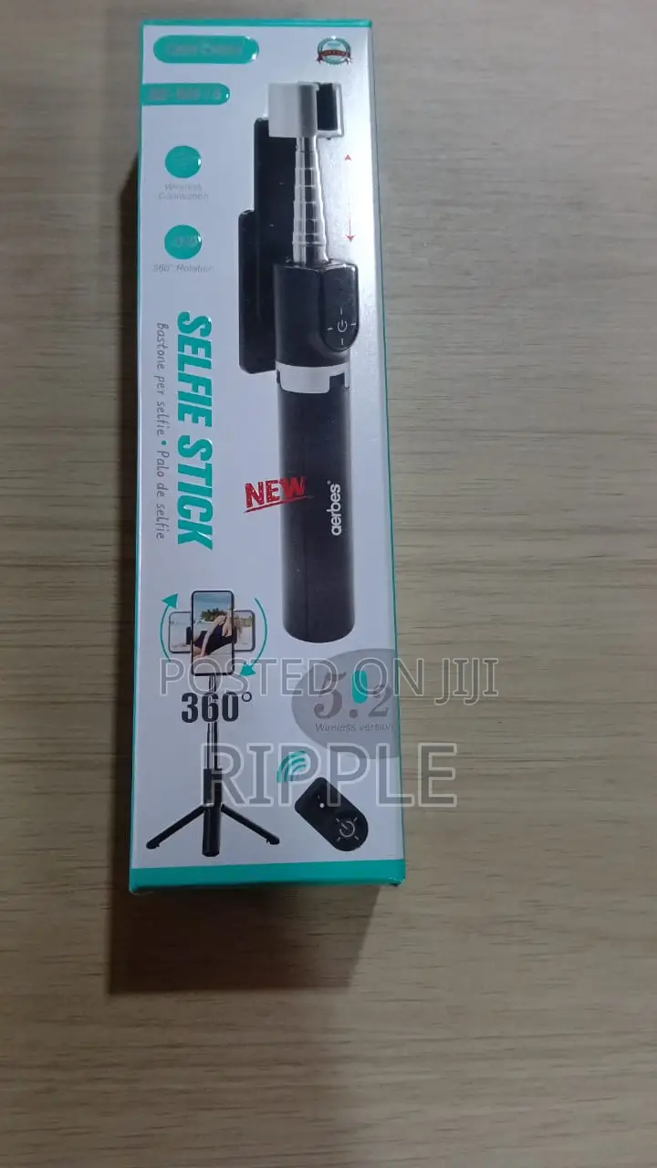Aerbes 106cm Extendable Selfie Tripod With Wireless Remote