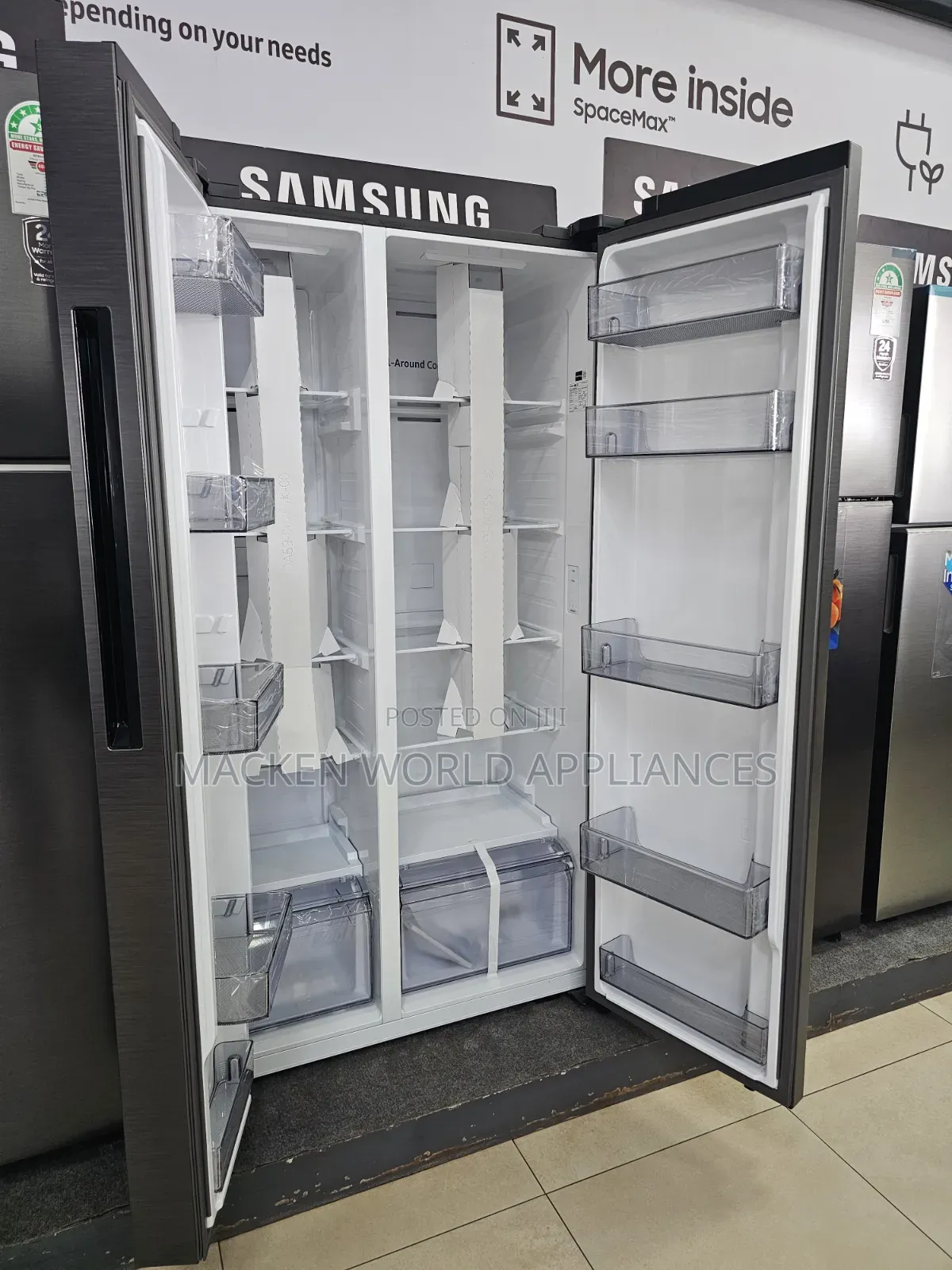 Samsung 583L RS57DG4000M9 Side by Side, Silver Refrigerator