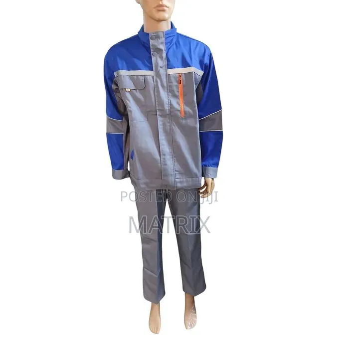 Heavy Duty Industrial Overall (2 Piece) Workwear Uniform Set M/L Size
