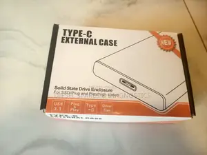 High-Speed USB 3.1 Type-C External Hard Drive Case (Brand New)