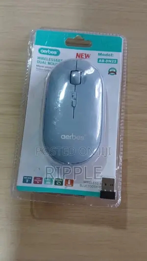 Aerbes Rechargeable Bluetooth & 2.4G Wireless Mouse 1600 DPI