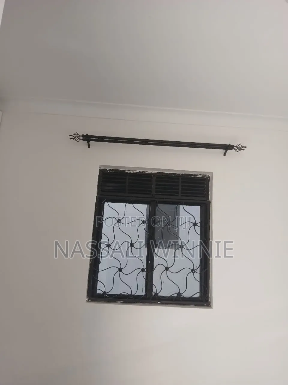 Black Twisted Curtains Rods