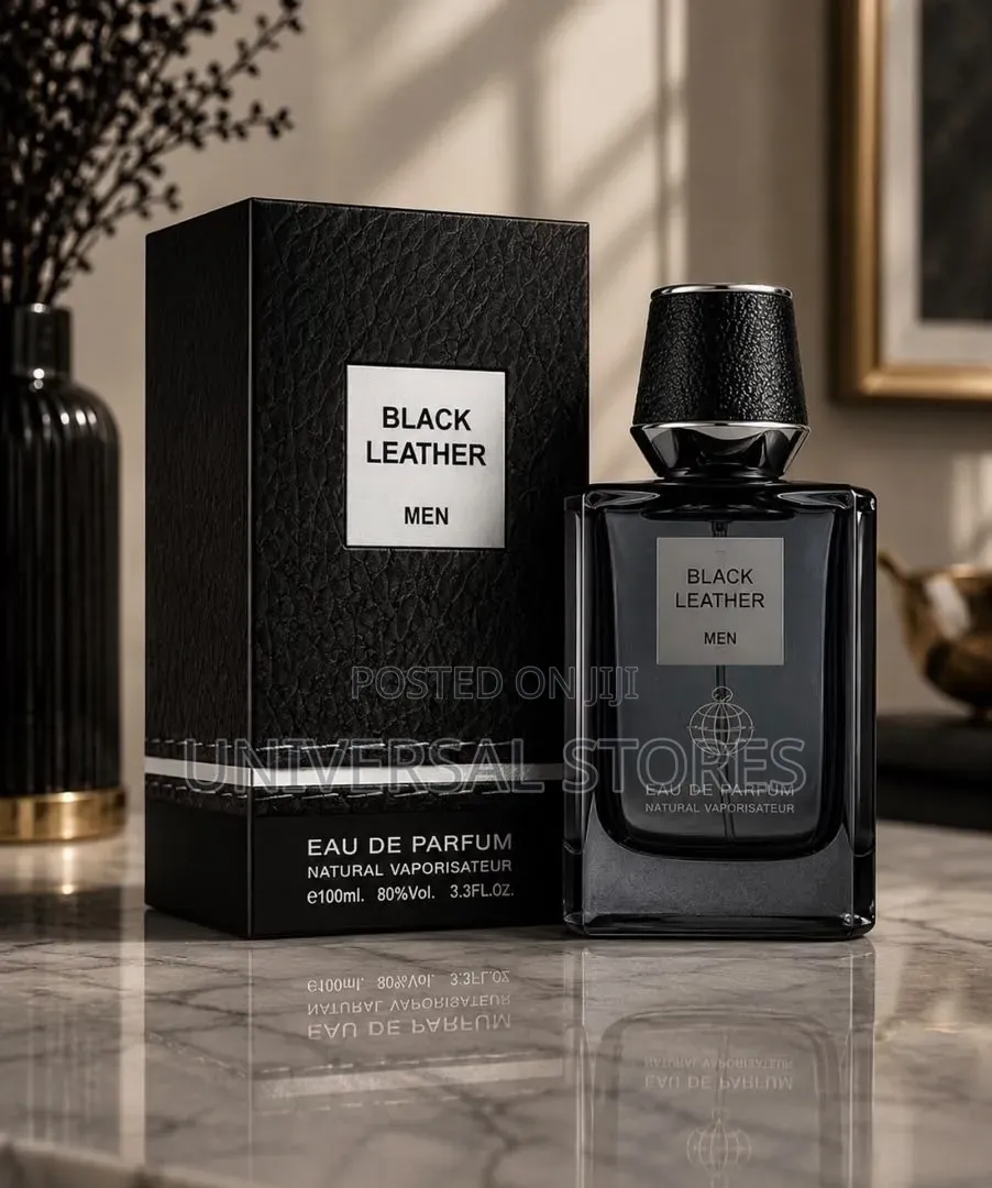 Fragrance World Black Leather Men Eau De Parfum
