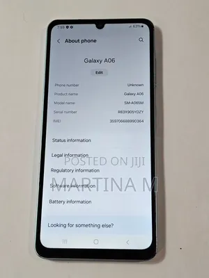 Samsung Galaxy A06 64 GB Blue