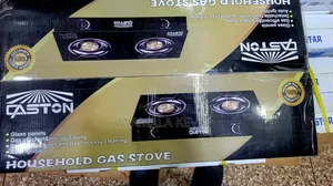 Gas Stove With a Glass Panels