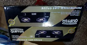 Gas Stove With a Glass Panels