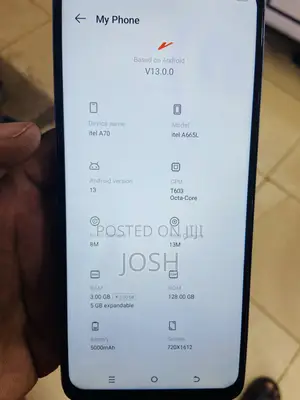 Itel A70 128 GB Blue