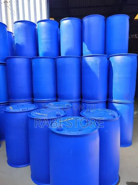 200-Liter (55-Gallon) Blue Industrial Plastic Drums