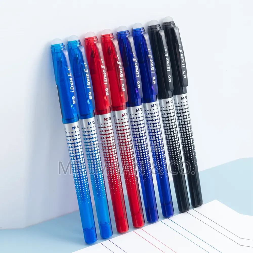 12 PCS iErase II Friction-Erasable Gel Pens