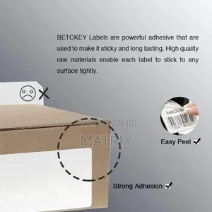 Self-Adhesive Thermal Paper Labels for Barcode Printing, Price Tags