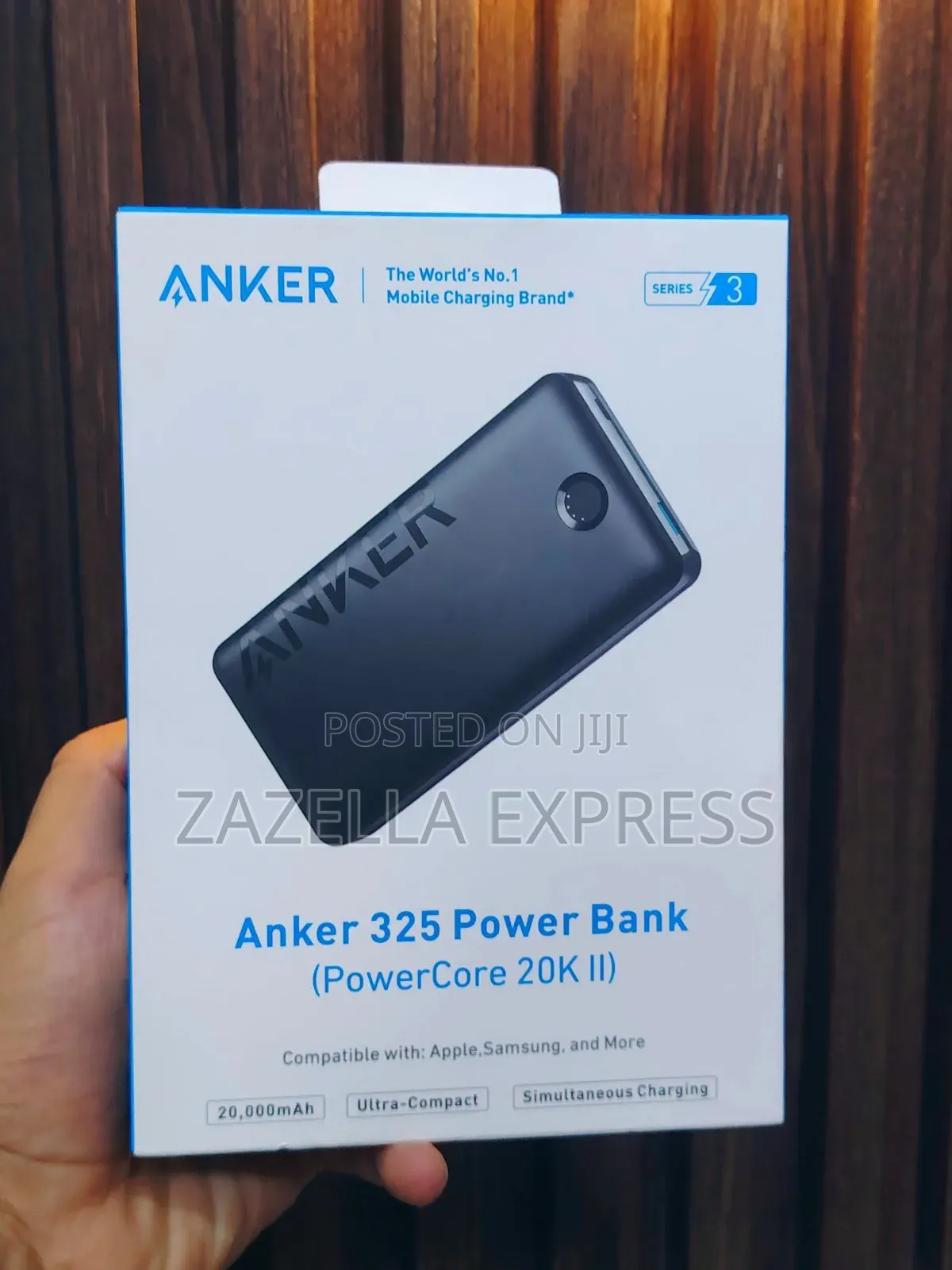Anker 30W Power Bank 20000mah Portable Charger With Built-in USB-C
