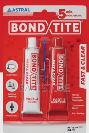 Astral Bondtite Fast & Clear 5-Min. Epoxy Adhesive (34 Ml / 39 Gm)