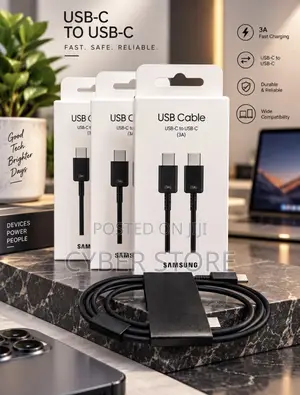 Samsung USB-C to USB-C Fast Charging Cables (3A).