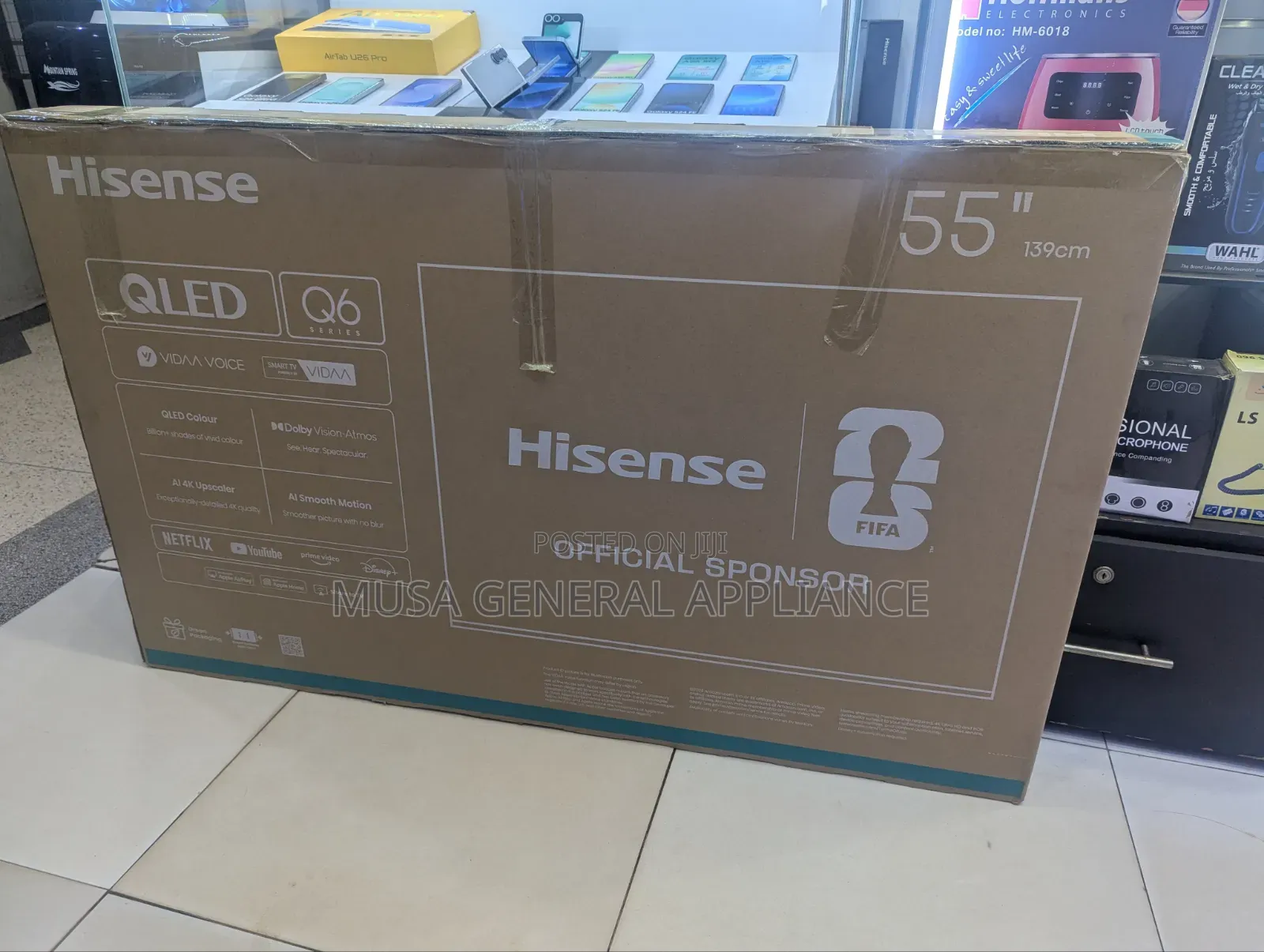 55"inches Hisense Qled
