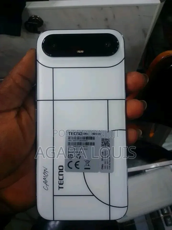New Tecno Camon Slim 256 GB Silver