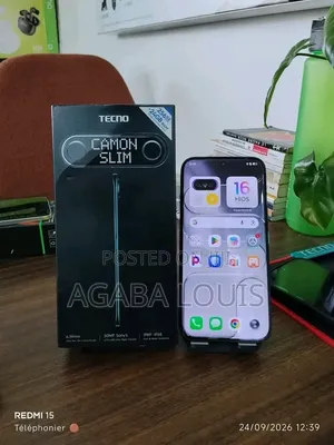 New Tecno Camon Slim 256 GB Black