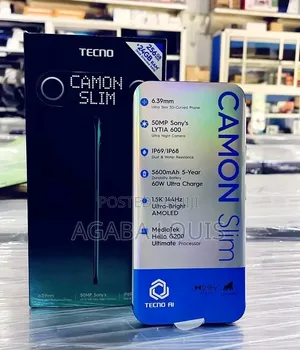 New Tecno Camon Slim 256 GB Black