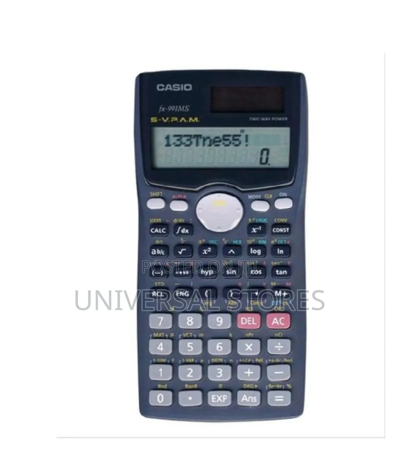 Digital Casio Fx 991 MS Scientific Calculator (Battery/Solar Powered)