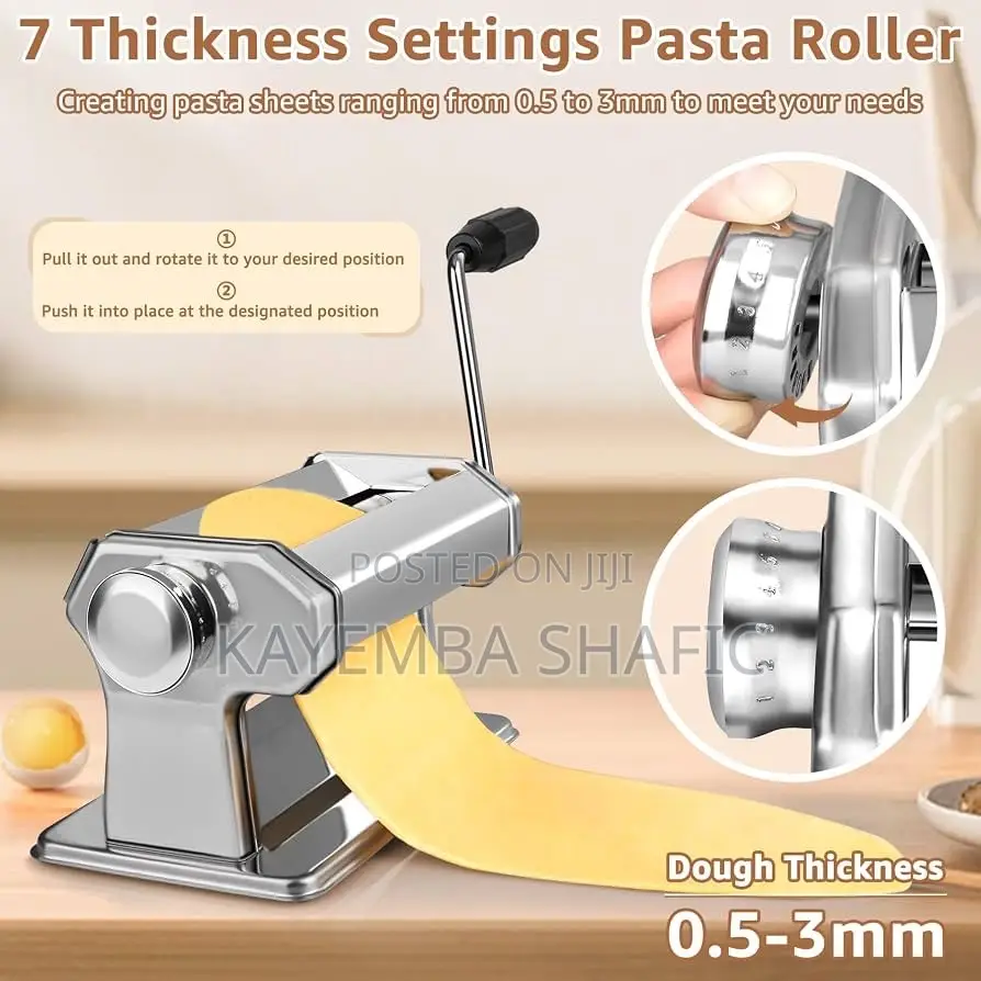 Royaleks 15cm Stainless Steel Manual Pasta & Noodle Maker
