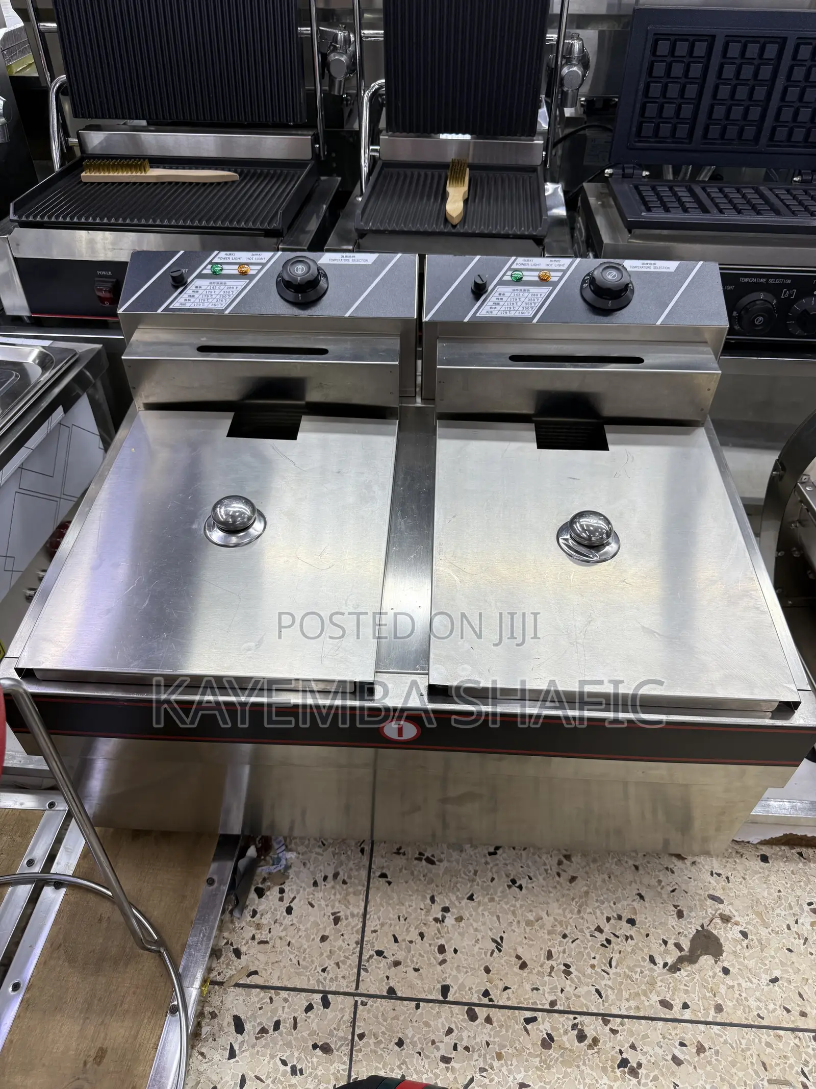 Commercial Electric Double Deep Fryer - 20 Litre (10L + 10L)