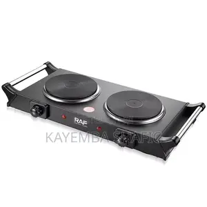 RAF Portable Double Burner Electric Stove Hot Plate Cooker 2000W