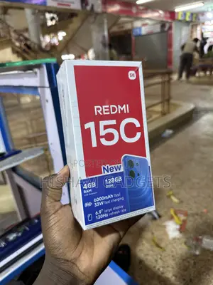 New Xiaomi Redmi 15C 4G 128 GB Black