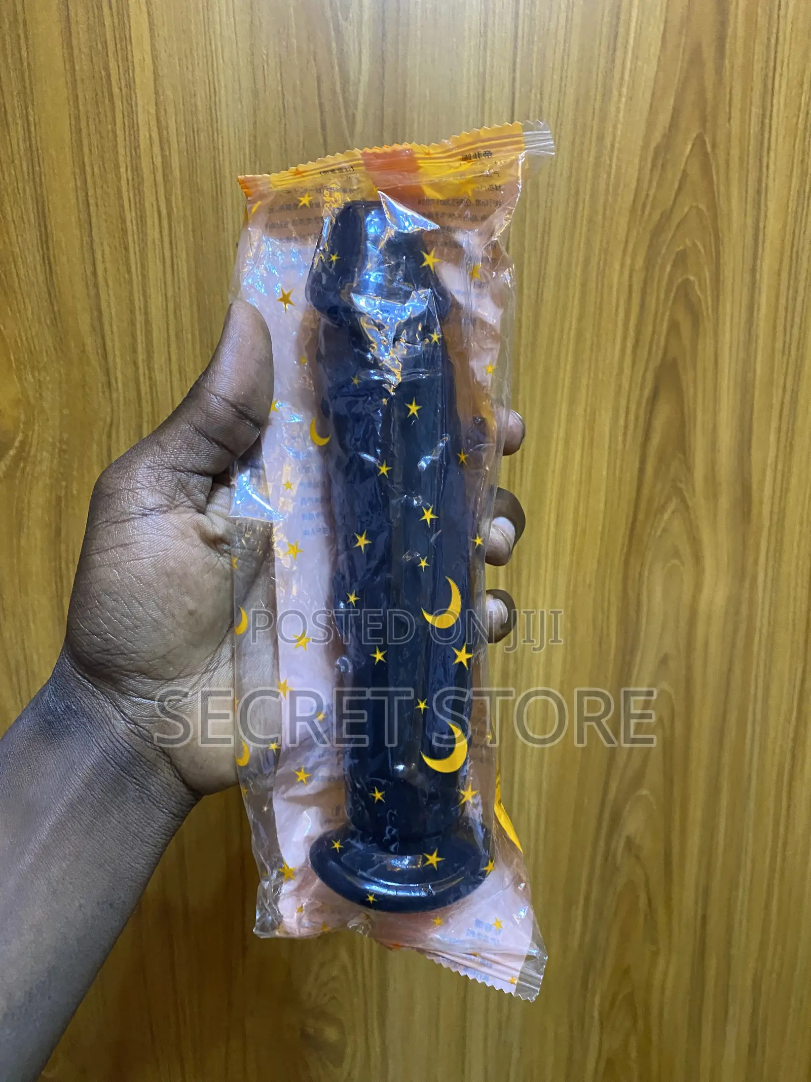 Black Silicone Dildo With a Suction Cup Base