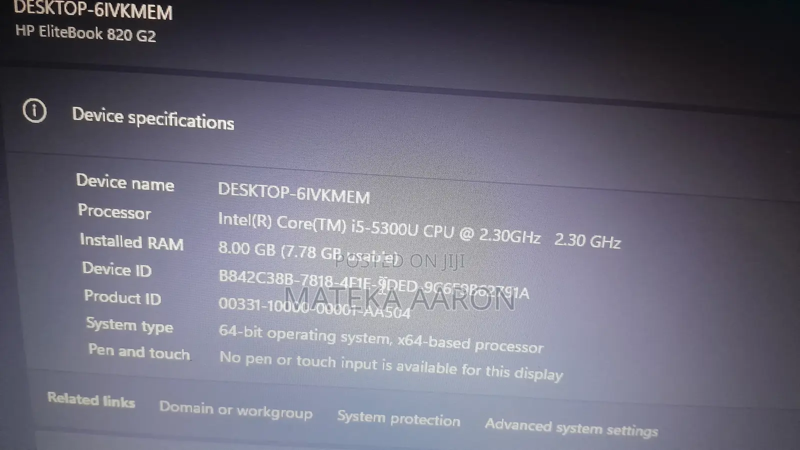 Laptop HP EliteBook 820 G2 8GB Intel Core i5 HDD+SSD 500GB
