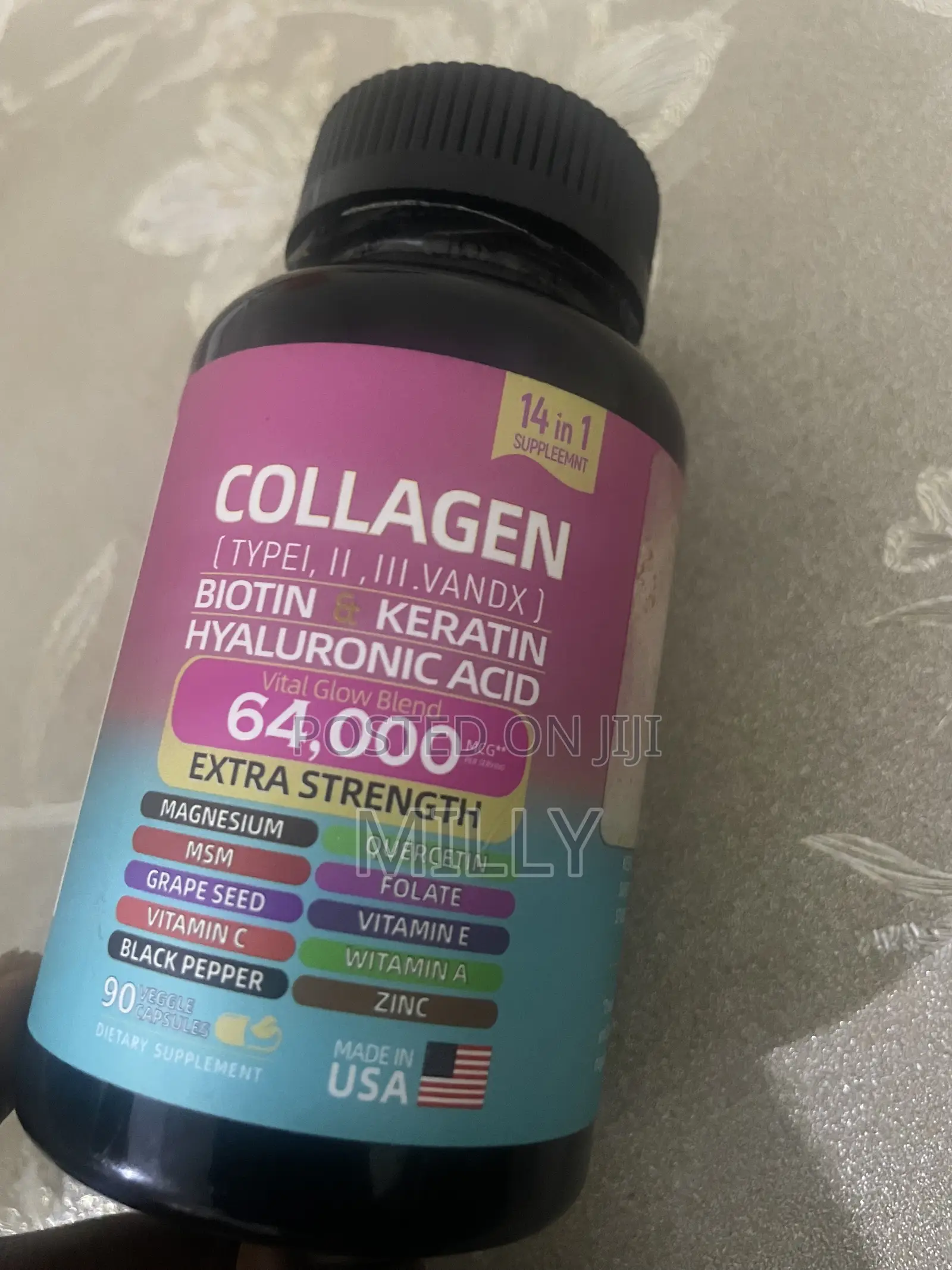 Collagen Biotin,keratin and Hyaluronic Acid