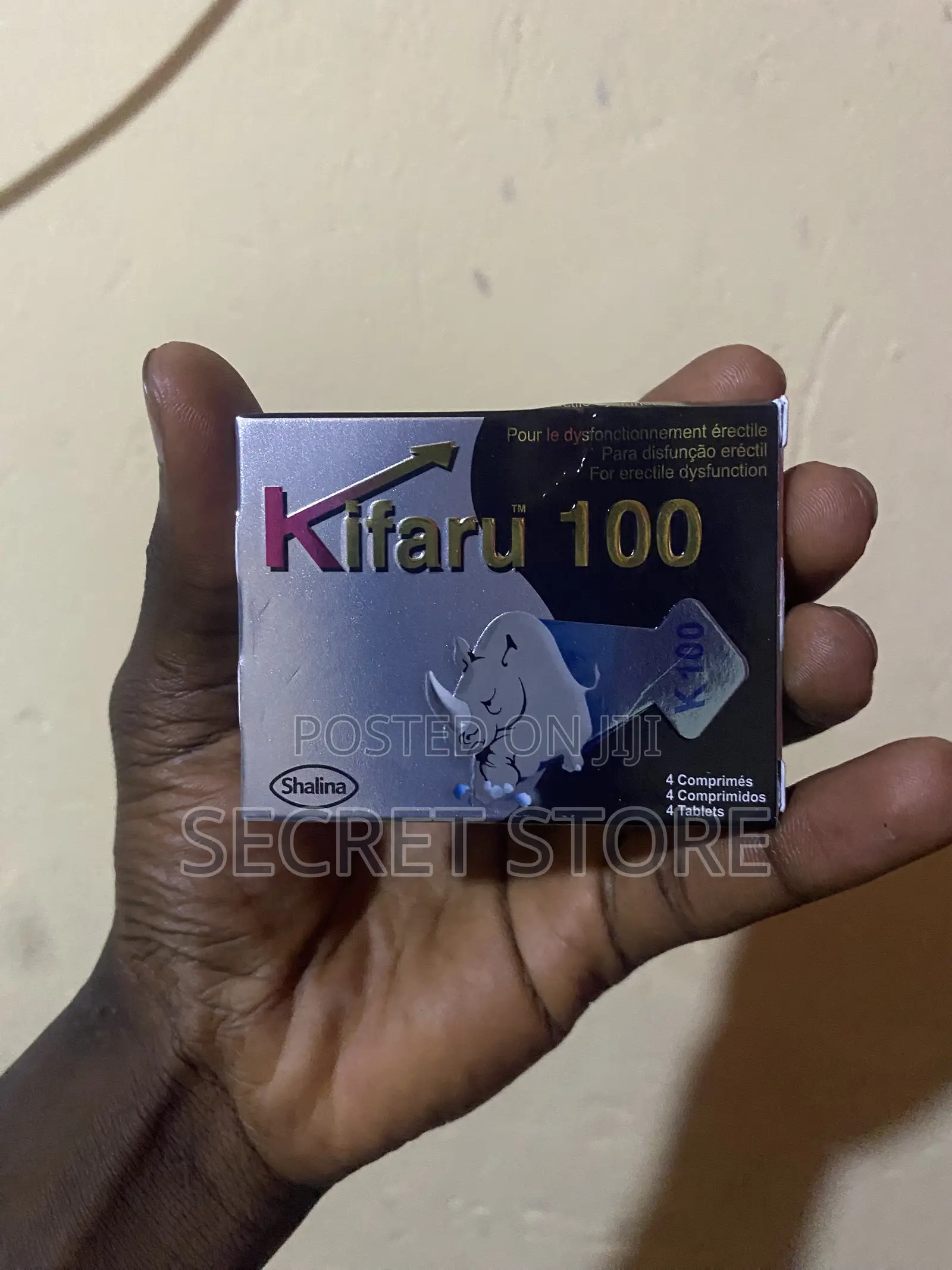 Kifaru 100mg Sildenāfil Citrate Tablets