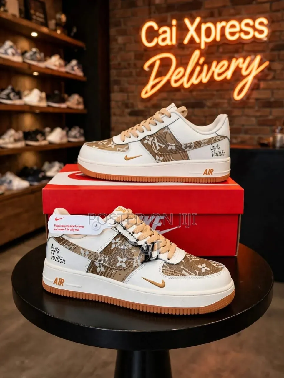 Louis Vuitton X Nike Air Force 1 Low Sneakers in a Monogram