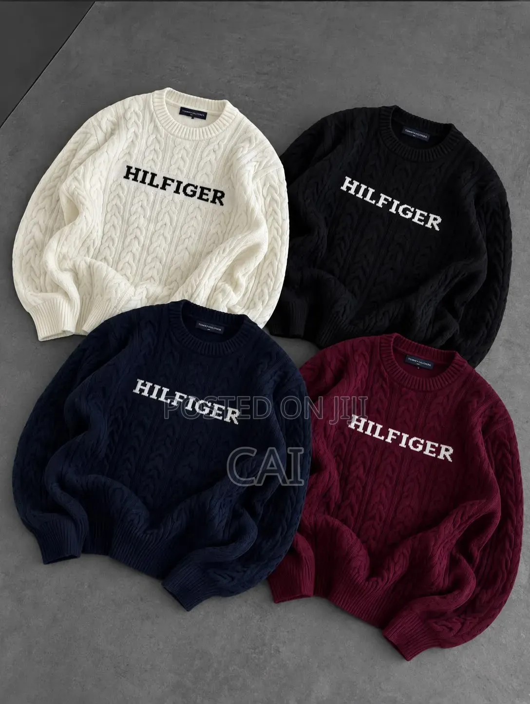 Tommy Hilfiger Cable Monotype Sweaters